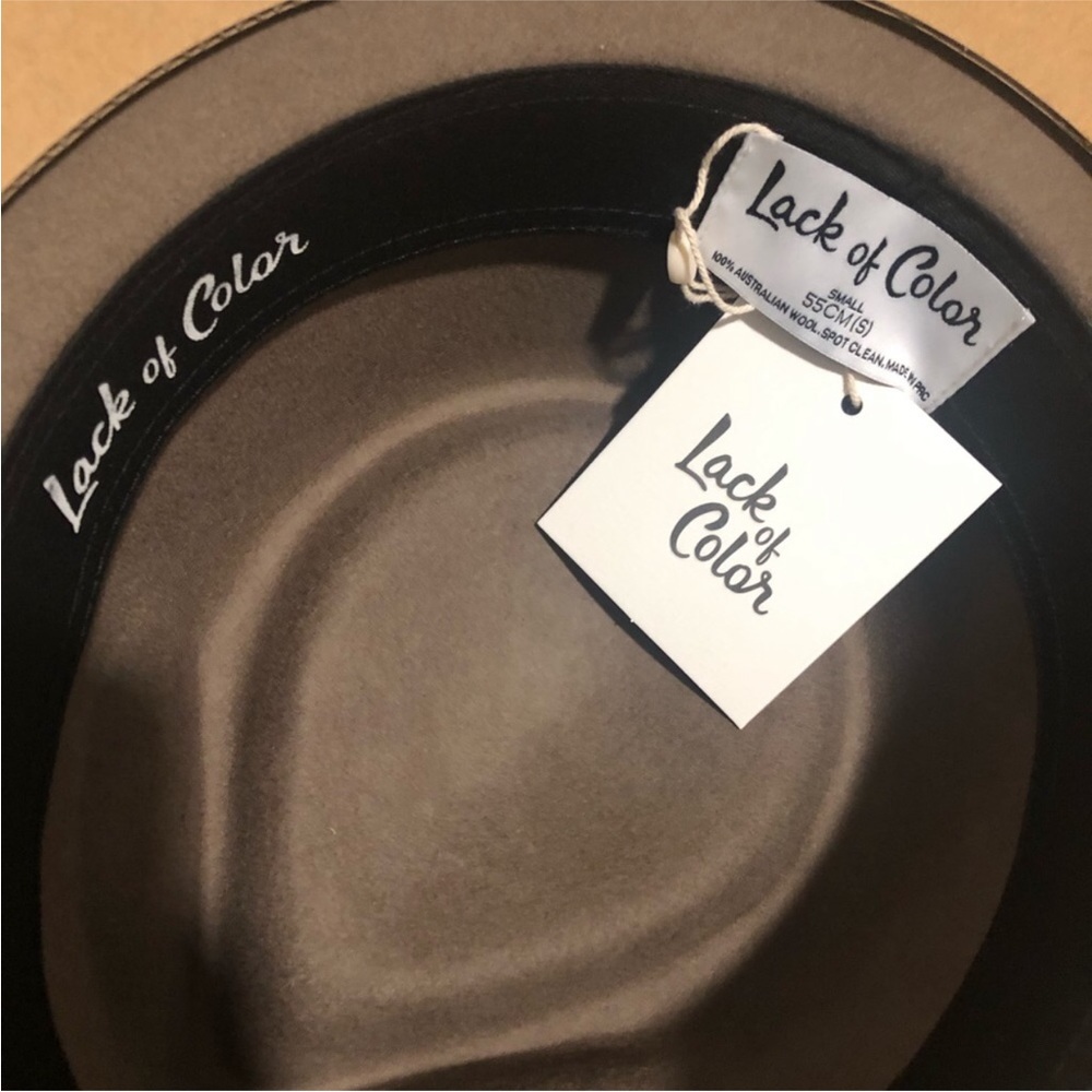 Lack Of Color Moss Zulu Fedora Hat In Olive Green. NWT! Sz S (55cm) & M (57cm) - Picture 12 of 16